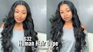 $32 Human Hair Dupe! | Sensationnel Vice 8 Synthetic Hd Lace Front Wig
