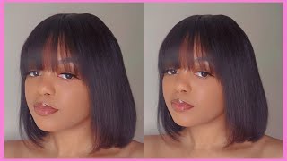 $60 Beauty Forever Hair Wig!! *Bob With Bangs*