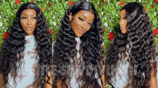 Luscious Loose Wavy 13X4 Lace Front Wig Ft. Hurela Hair | Petite-Sue Divinitii