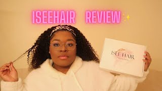 New Curly Headband Wig! Ft Iseehair| Super Easy