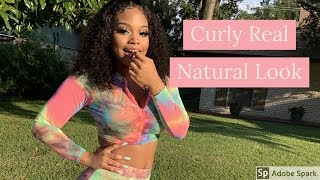 Curly Real Natural Hair Look - Jaja Hair 13X6 Lace Front Wig - Amazon Prime