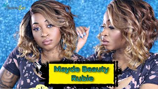$20 Wavy Summer Synthetic Bob Wig  Mayde Beauty Rubie  Ft Monique Nicole
