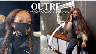 Outre Shiloh 38" Affordable Curly Wig (What Lace?) | $50 Hd Lace Front Wig | That'S.Mo3