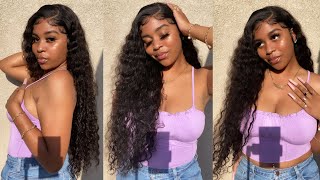 *Must Have* 28 In. Loose Deep Wave Frontal Wig Install Ft. Wiggins Hair