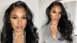 Bombshell Flat Iron Curls | Luvme Hair Undetectable Hd Lace Wig Install