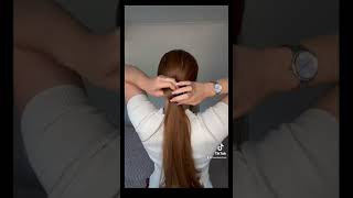 How To Get Long Hair Into A Claw Clip #Hairstyle #Short