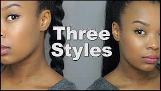 3 Ways To Rock A $15 Clip-On Ponytail!