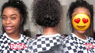 My Hair Or Wig? 360 Deep Curly Lace Frontal Wig | Afsisterwig