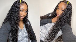 Bomb Jerry Curl Frontal Wig 26 Inches | Klaiyi Hair