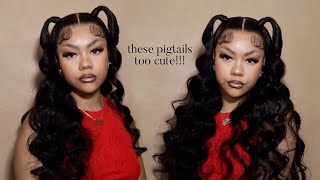 No... This Style Is Too Cute! | Install + Style | Wiggins Hair