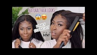 Kinky Straight Natural Hair ! I Am Amazed!  Best  Natural Hair Wig|Hairvivi