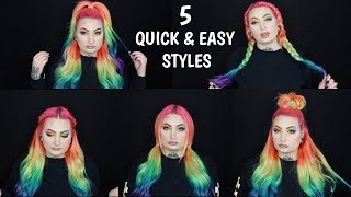 Quick & Easy Hairstyles With Clip In Extensions