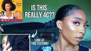 Long Ponytail With Clip-In Extensions For Black Hair + Review | 4C Natural Hair?! | Jaichanellie
