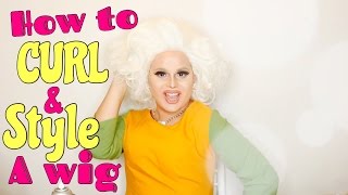 How To Curl And Style A Wig | Drag Queen Wig Styling | Jaymes Mansfield