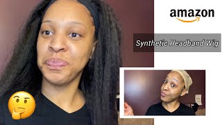 Synthetic Headband Wig | Amazon Review