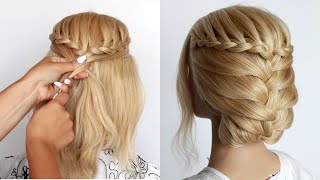  Easy Braided Hairstyle   New Hairstyle For Wedding And Party || Trending Hairstyle || Party
