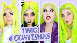 4 Halloween Costume Ideas With One Green Wig!