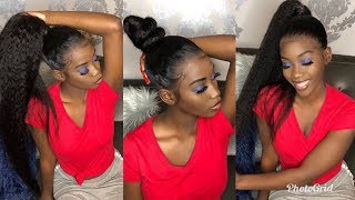 Watch Me Slay A Frontal- Extended  Ponytail  Start To Finish |