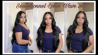 It'S The New New For Me!!! Sensationnel Human Hair Blend Butta Hd Lace Front Wig - Loose Wave 3