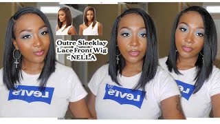 Outre Synthetic Hair Sleeklay Part Hd Lace Front Wig - Nella Ft. Divatress.Com