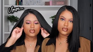 Under $40 Outre Melted Hairline Breanne Hd Lace Synthetic Wig  | Outre Wig | Outre Annie Bob Dupe??