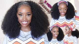 Goals! Must Have This Headband Wig! Looks Just Like My Natural Hair! Mary K. Bella | Wiggins Hair