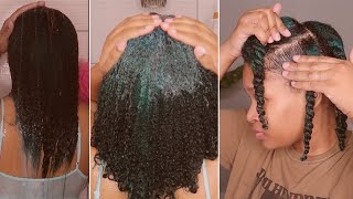Natural Hair Wash Day Routine From Start To Finish! Deep Conditioning + Trim