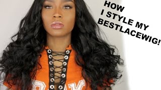 How I Style My 360 Lace Frontal Wig Ft. Bestlacewigs