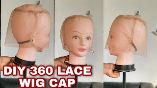 How To Make A 360 Lace Wig Cap From Scratch | Diy Frontal Wig Cap | Belle_Graciaz