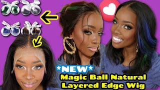 *New* Magic Ball Natural Layered Edge Wig! Change Your Style In Seconds | Mary K. Bella | Xrs Beauty