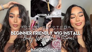 Best Flawless Wig Install For Beginners | 5X5 Invisible Lace | Body Wave Hair | Luvme Hair Review
