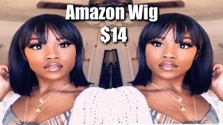 Enilecor Amazon Wig Review Short Bob With  Bangs