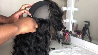 How To: Make A Lace Frontal Wig Without Cutting Any Tracks Pt.2