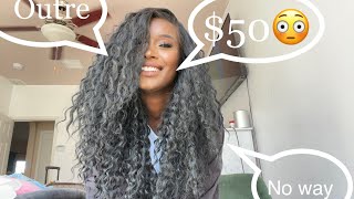 Outre Perfect Hairline Synthetic Hd Lace Wig - Ariella Install And Review| Curly Cheap Synthetic Wig