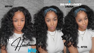 $15 Must Have Headband Wig | Big Hair Lovers Dream | Sharronrenee