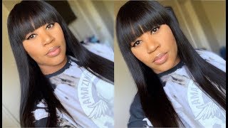 Ok Bangs!!!!  I Silky Straight Bang 13X6 Lace Front Wig I Myqualityhair