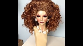Tutorial - How To Build Huge Drag Hair And Rooted Wig Line - Part 1
