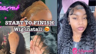 Start To Finish Wig Install | 26 Inch Deep Wave Frontal Install Ft. Alipearl Hair