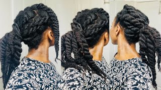 How To Moisturize And Style Natural Hair. Natural Hair Moisturize Routine.