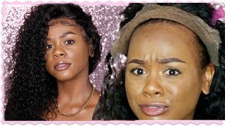 How I Reinstall My Old Lace Front Wig| Brazilian Water Wave| Beginner Friendly| Francine Hughley