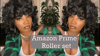 You Need This / Amazon Prime Wig / $28 / Roller Set Curls