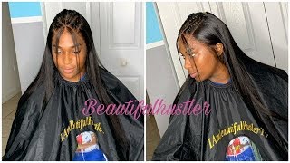 Hd Straight Lace Wig Install With Styling | Evawigs