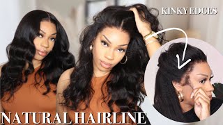 Kinky Curly Edges? *New* Super Natural Hairline Wig | Omgherhair
