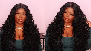 Sensationnel Human Hair Blend Hd Lace Front Wig Butta Lace Loose Curly 32" | Samsbeauty