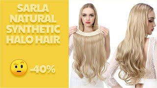  [ On Sale ] Sarla Natural Synthetic Halo Hair Extensions No Clip In