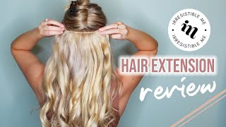 Hair Extension Review | Bridal Hairstyles | Irresistible Me - #613 Light Blonde