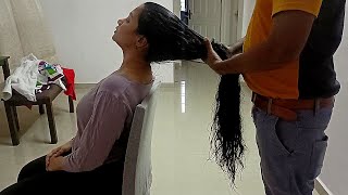 Layered Hair Cut For  Long Hair | Feat. Rapunzel Kl_108