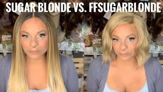 Sugar Blonde Vs Ffsugar Blonde | Magic Lace Color Comparison