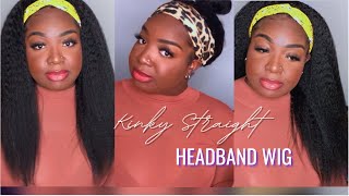 A Must Have Kinky Straight Headband Wig + 5 Easy Hairstyles | Ft. Luvme Hair
