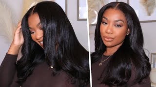 Sleek Blow Out Look On Yaki Texture! Ft. Best Lace Wigs